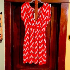 Dress with braided belt